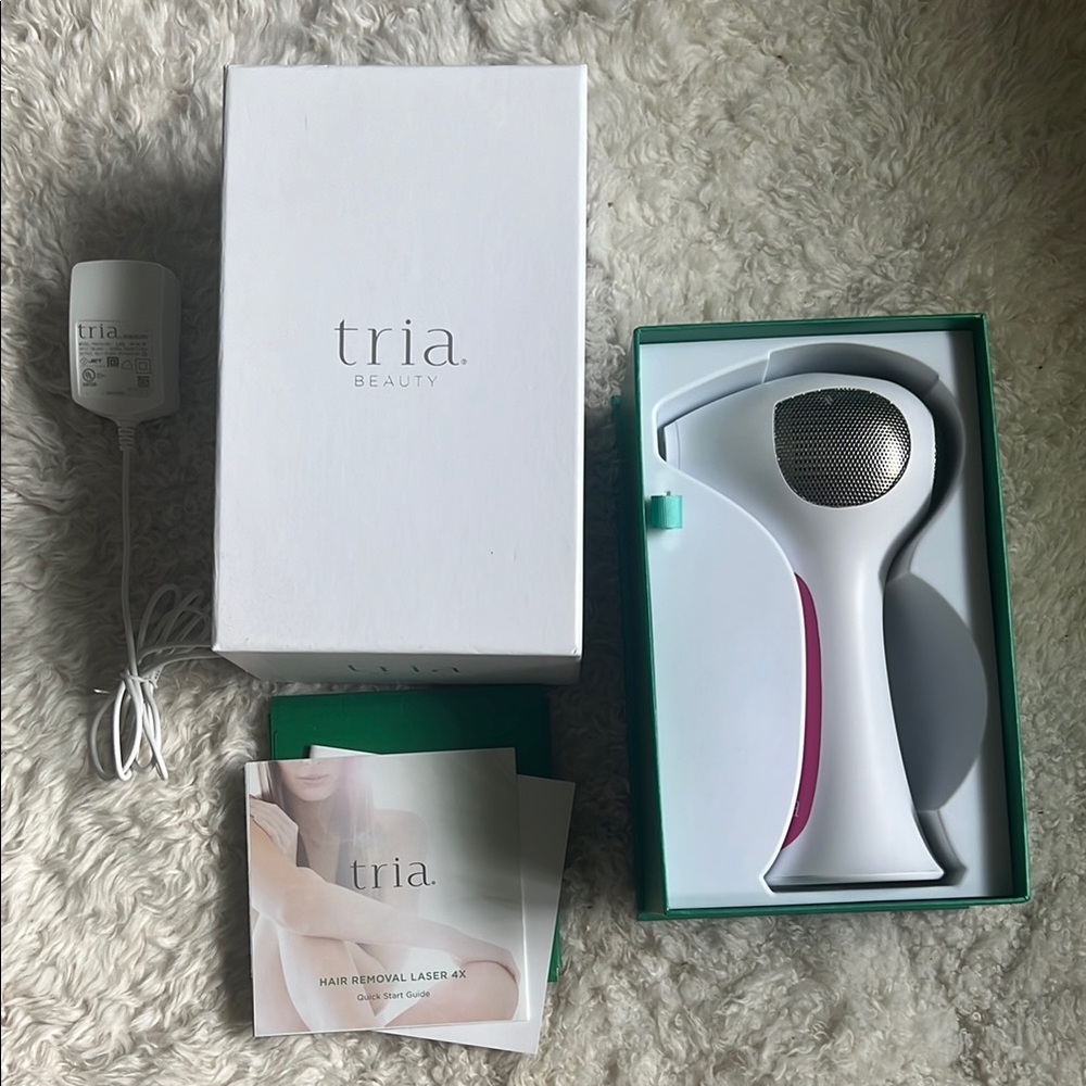 White and Pink Hair Removal Device for Bath & Body